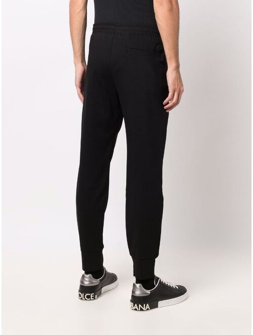 Emporio Armani solid-colour slim-fit track pants