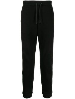 embroidered logo cotton track trousers