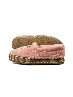 Women's Snuggle Warm Indoor & Outdoor Rubber Outsole Slip-On Slipper