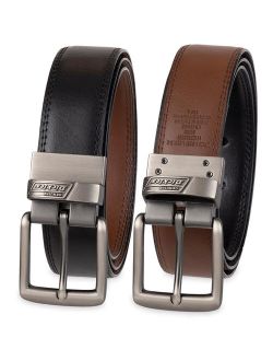 Men's Reversible Double Stitch Belt With Big & Tall Sizes