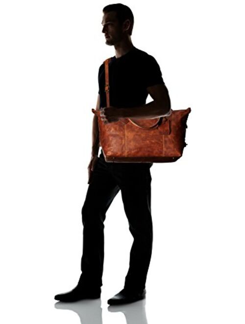 FRYE Men's Logan Overnight Duffle Bag, Cognac, One Size