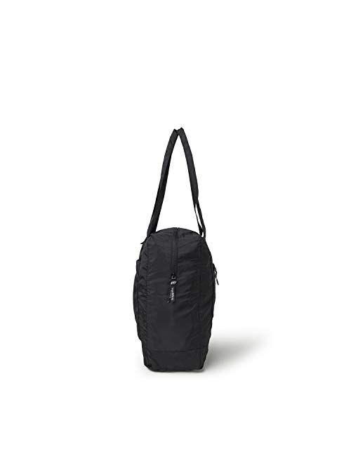 Baggallini unisex adult luggage only baggallini Packable tote bag, Black, One Size US