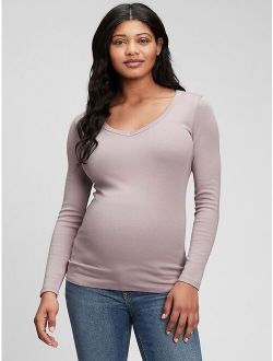 Maternity Modern V-Neck T-Shirt