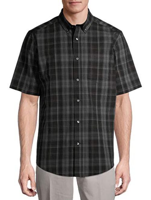 George Clothing Men's Short Sleeve Poplin Shirt