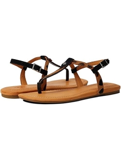 Madeena Adjustable Ankle Strap Flat Sandal