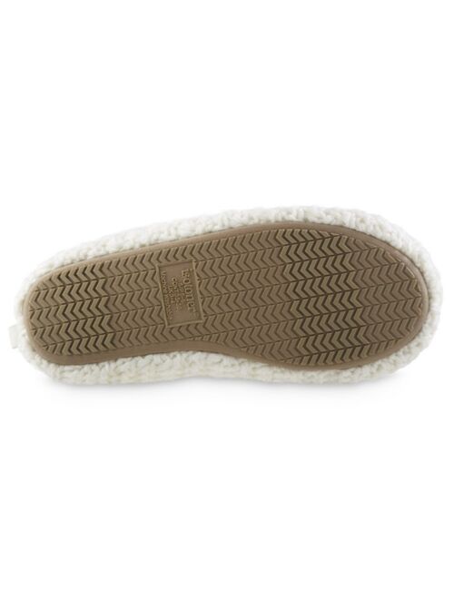 Isotoner Signature Women's Chunky Knit Sutton Hoodback Slippers