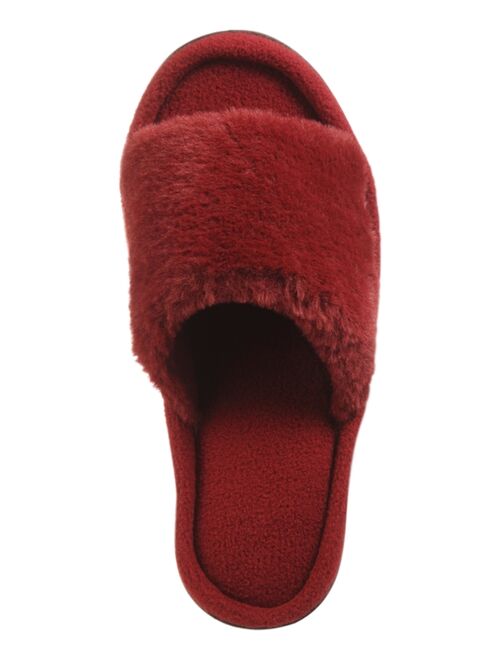 Isotoner Signature Women's Laurel Faux Fur Slide Slippers