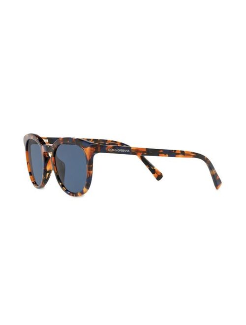 Dolce & Gabbana Eyewear tortoiseshell round sunglasses