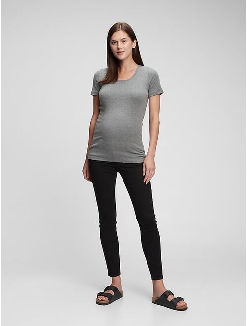 GAP Maternity Modern Crewneck T-Shirt
