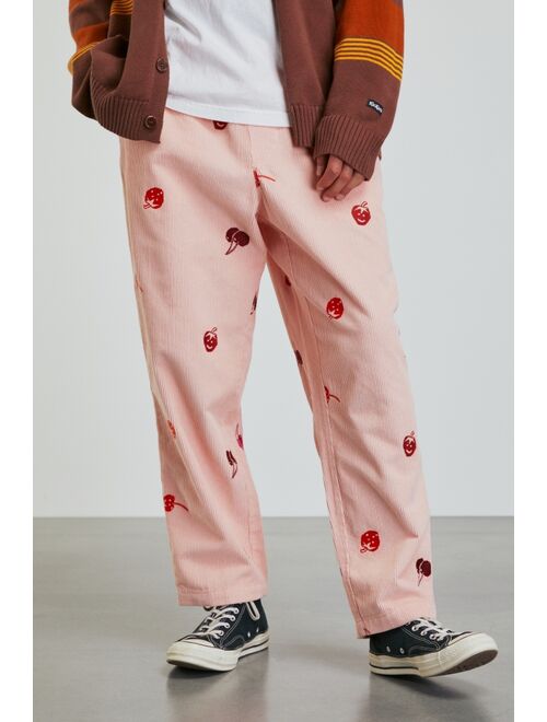 Urban Outfitters UO Embroidered Corduroy Beach Pant
