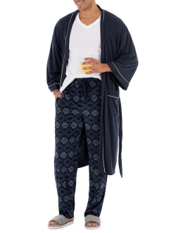 Sleep Pants Elastic Waistband Pockets Super Soft Plaid Pajamas (Men's) 1 Pack