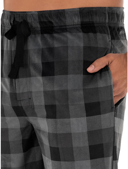 GEORGE Sleep Pants Elastic Waistband Pockets Super Soft Plaid Pajamas (Men's) 1 Pack