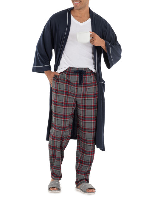 George Men's Plaid Woven Flannel Sleep Pant