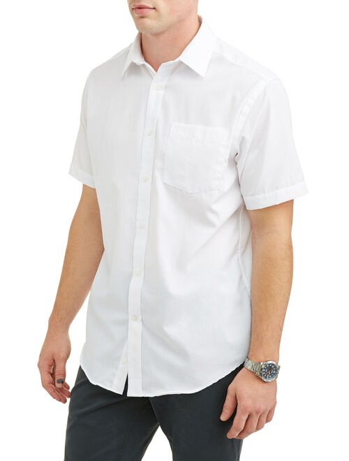 George Men's Short Sleeve Dress Shirt