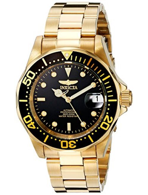 Invicta Men's 8929 40mm Pro Diver Collection Automatic Gold-Tone Watch