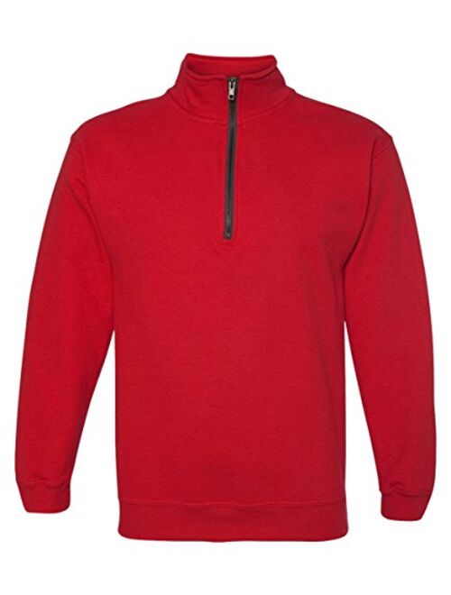 Gildan mens Fleece Quarter-zip Cadet Collar Sweatshirt, Style G18800