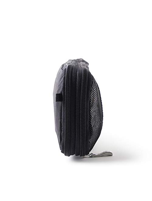 Baggallini unisex adult luggage only Long Compression Travel Accessory Packing Cube, Black, One Size US