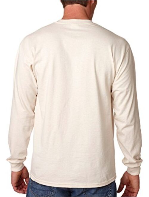 Gildan Ultra Cotton 6 oz. Long-Sleeve T-Shirt (G240) NATURAL