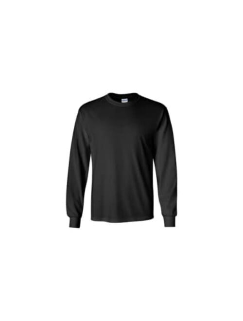 Gildan Ultra Cotton 6 oz. Long-Sleeve T-Shirt (G240) Military Green