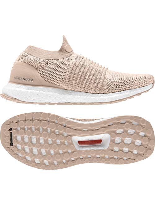 adidas Womens Ultraboost Laceless Running Sneakers Shoes - Beige