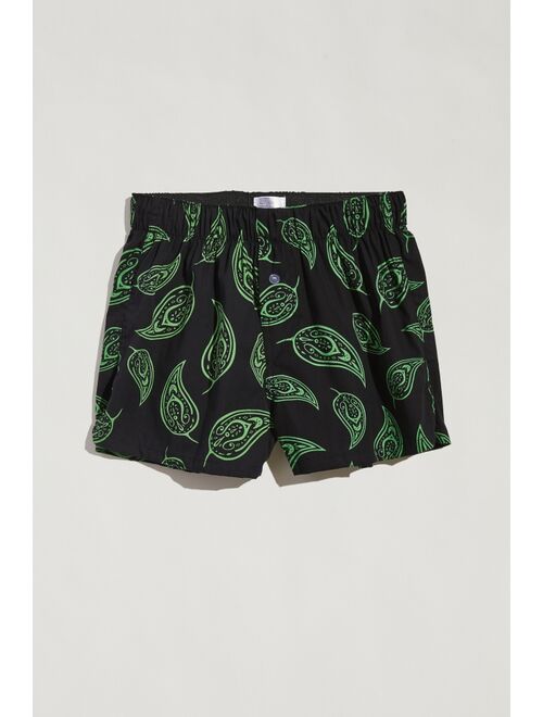 Urban Outfitters Leaves Woven Boxer Short