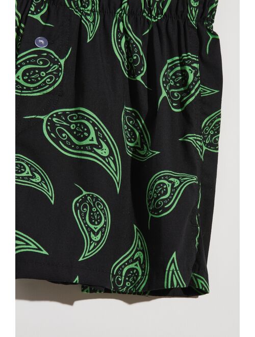 Urban Outfitters Leaves Woven Boxer Short
