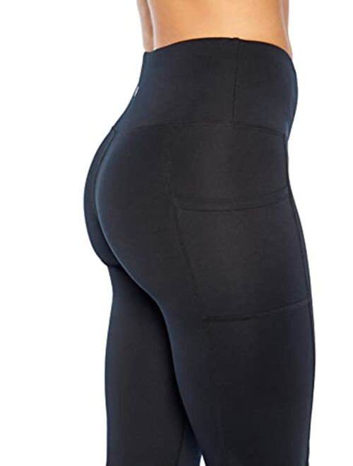 Bally Total Fitness Women's High Rise Pocket Slim Bootcut Pant