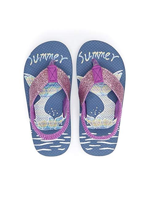 Smilore Toddler Flip Flops Boys & Girls Sandals | Kids Water Shoes for Beach and Pool