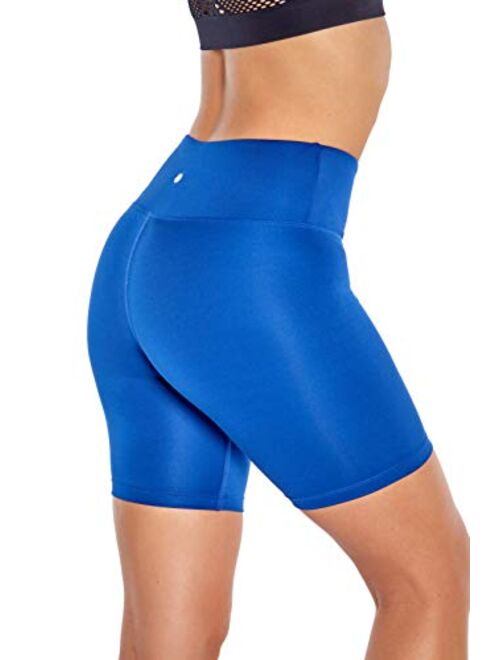 Bally Total Fitness Women's High Rise 7" Bike Short-2 Pack