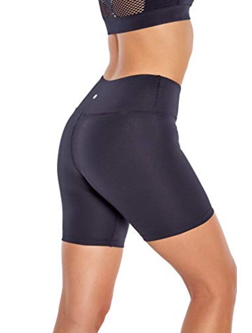 Bally Total Fitness Women's High Rise 7" Bike Short-2 Pack