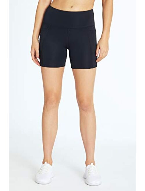 Bally Total Fitness Women's High Rise 5" Pocket Short