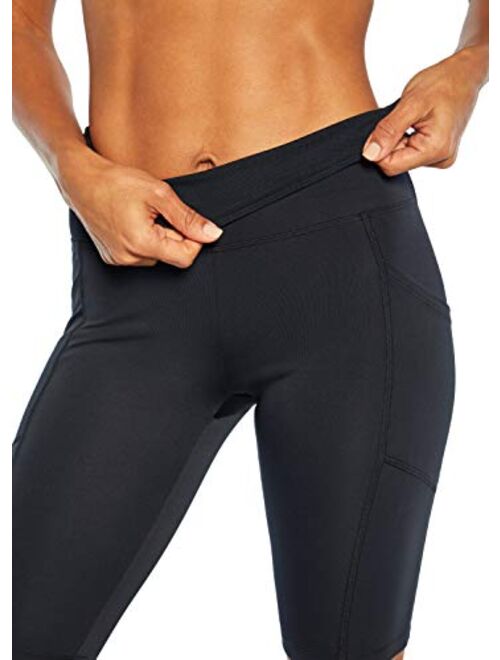 Bally Total Fitness Women's Fiona Pocket Tummy Control 11" Bermuda Short