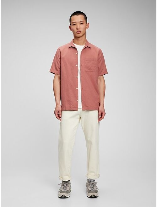 GAP Resort Shirt in Linen-Cotton