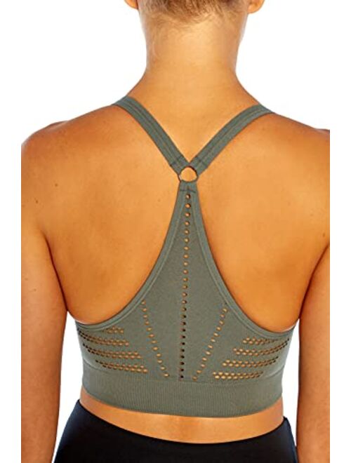 Bally Total Fitness Women's Kira Seamless Sports Bra