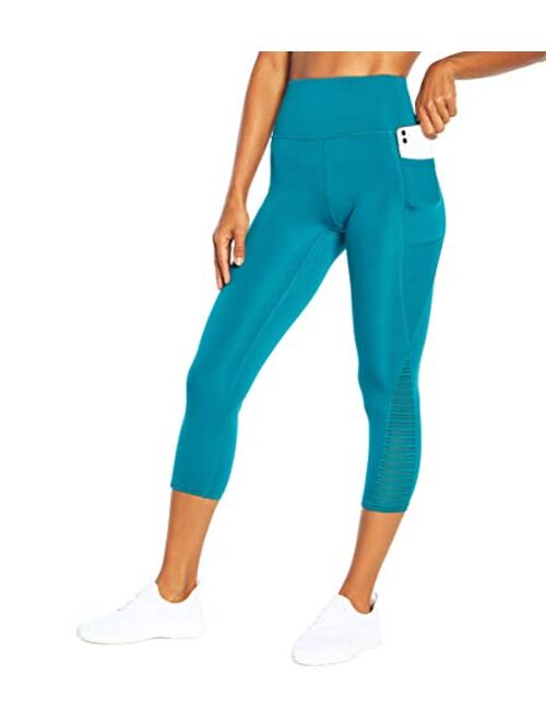 Bally Total Fitness Women's Kendra High Rise Pocket Mid-Calf Legging