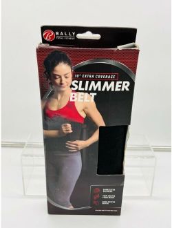 Bally Fitness Slimmer Belt Fits Up to 38" Waist Trainer, Burn Calories Trims 10" Wide