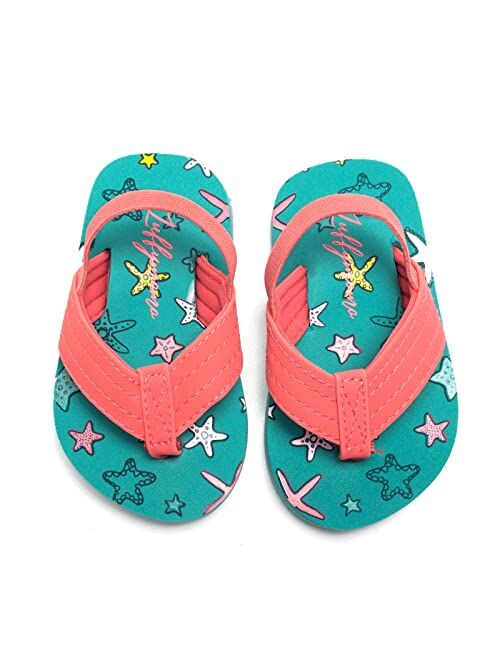 LUFFYMOMO Boys Girls Open-Toe Sandals Summer Beach Water Slides Flip Flops Sandals(Toddler/Little Kid)