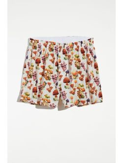 druthers Watercolor Mushroom Woven Boxer Shorts
