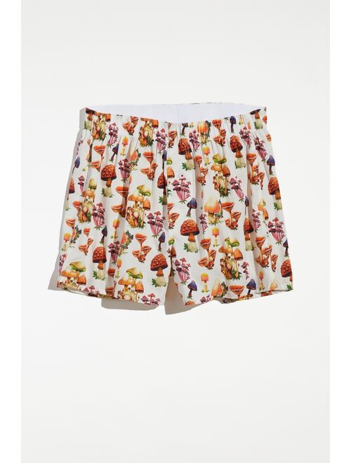 Urban outfitters druthers Watercolor Mushroom Woven Boxer Shorts