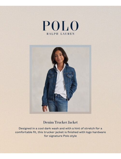Polo Ralph Lauren Big Girls Denim Trucker Jacket