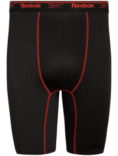 Reebok Men’s Underwear Big and Tall Long Leg Performance Boxer Briefs (3 Pack)(2XL – 4XL)