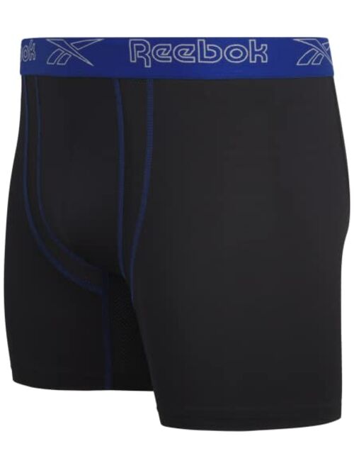 Reebok Men's Underwear - Performance Boxer Briefs (8 Pack)