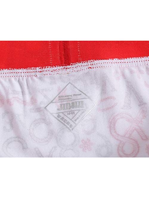 Js Collections JINSHI Mens Boxer Briefs Underwear No Ride up Long Leg Big and Tall Athletic Underpants for Men M L XL 2XL 3XL