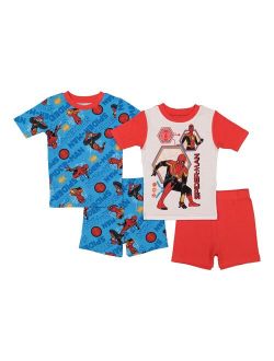 Boys 4-10 Spider-Man Spidey Rocks Tops & Shorts Pajama Set