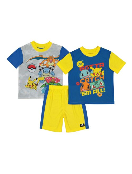 Boys 6-12 Pokemon Pikachu Tops & Shorts Pajama Set