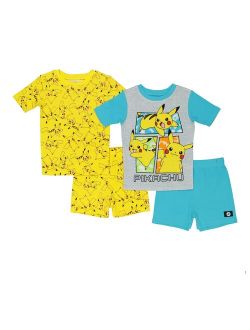 Boys 6-12 Pokemon Pika Overload Tops & Shorts Pajama Set