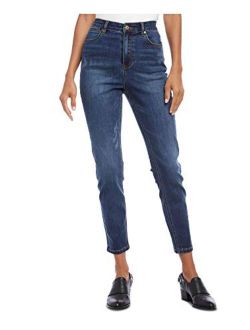 Women's Dark Distressed Skinny Jeans