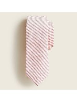 English silk seersucker tie