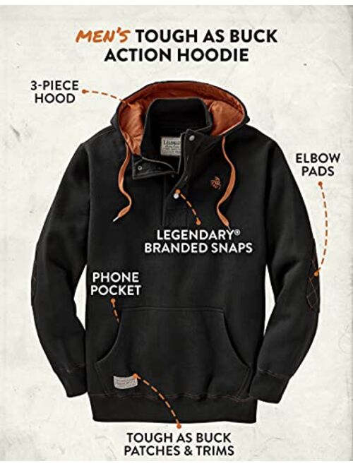 Legendary Whitetails Men's Tough as Buck Action Hoodie