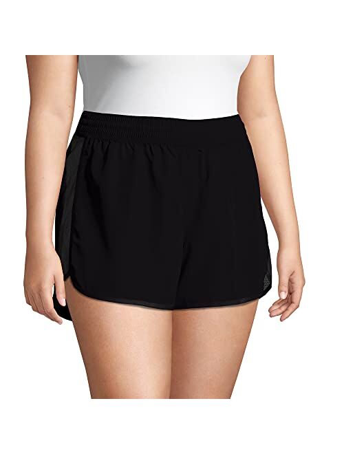 JUST MY SIZE Women's Plus Size Active Woven Run Athletic Short